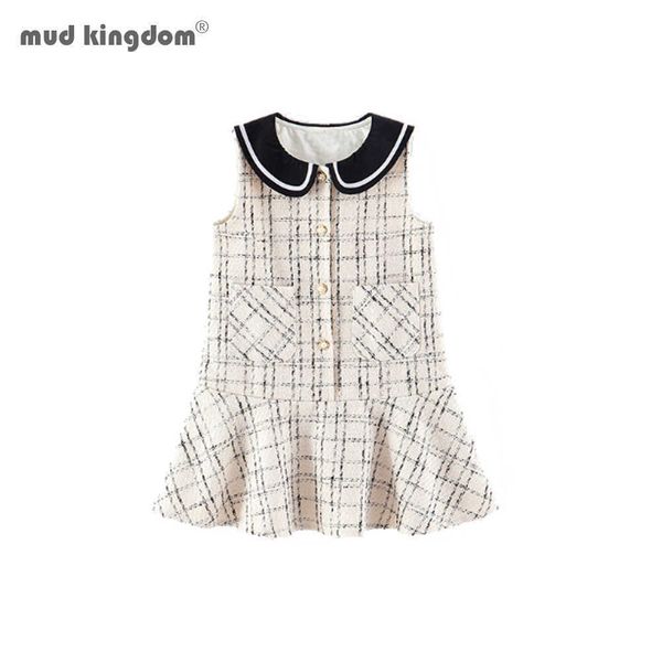 mudkingdom autumn vintage tweed baby girl vest dress for kids sleeveless princess 210615, Red;yellow
mudkingdom autumn vintage tweed baby girl vest dress for kids sleeveless princess 210615, Red;yellow