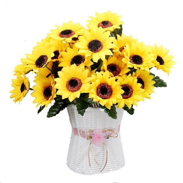 decorative flowers & wreaths 1 bouquet 7 heads yellow silk sunflower artificial daisy for home office party garden el wedding diy decoration
decorative flowers & wreaths 1 bouquet 7 heads yellow silk sunflower artificial daisy for home office party garden el wedding diy decoration