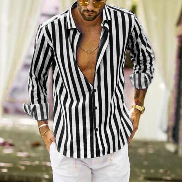 men's casual shirts jaycosin men fashion shirt vertical striped slim fit long sleeve button down dress soft comfortable blouse #45 m0fa, White;black
men's casual shirts jaycosin men fashion shirt vertical striped slim fit long sleeve button down dress soft comfortable blouse #45 m0fa, White;black