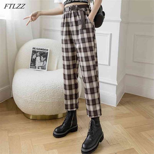 spring summer arrival ladies plaid high waist with belt slim harem pants women casual loose long 210430, Black;white
spring summer arrival ladies plaid high waist with belt slim harem pants women casual loose long 210430, Black;white