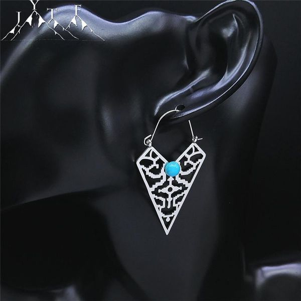 hoop & huggie stainless steel stone eye earing women india silver color round earings bohemia jewelry pendientes mujer e9301s04, Golden;silver
hoop & huggie stainless steel stone eye earing women india silver color round earings bohemia jewelry pendientes mujer e9301s04, Golden;silver
