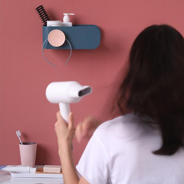 bathroom shelves hair dryer holder wall mounted hanging rack with organizer storage for barbershop
bathroom shelves hair dryer holder wall mounted hanging rack with organizer storage for barbershop