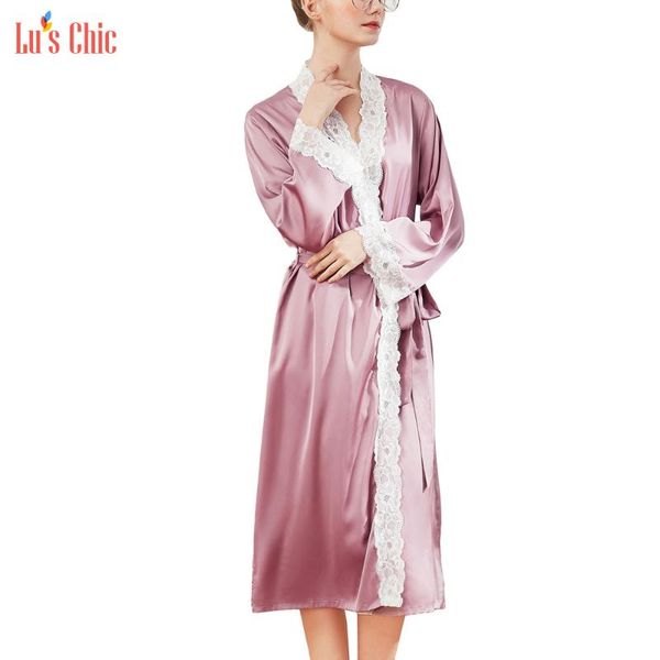 women's sleepwear lu's chic satin kimono silk lace luxury robes dressing gown bathrobe women lightweight, Black;red
women's sleepwear lu's chic satin kimono silk lace luxury robes dressing gown bathrobe women lightweight, Black;red