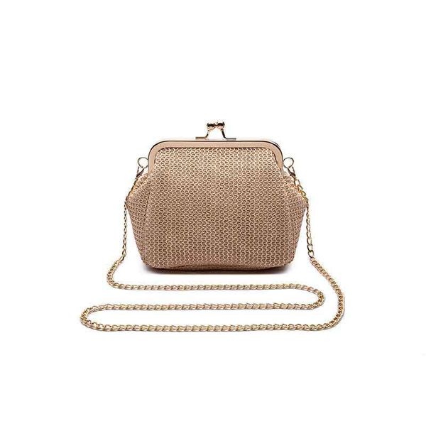 evening bags fashion imitation straw design mini shell folder bag shoulder messenger chain summer brown student coin purse woman handbag
evening bags fashion imitation straw design mini shell folder bag shoulder messenger chain summer brown student coin purse woman handbag