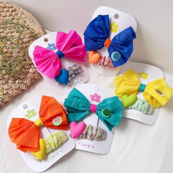 hair accessories 2pcs korean children hairpins fluorescent candy color big bow bobby pin flower bb clip for sweet girl princess, Slivery;white
hair accessories 2pcs korean children hairpins fluorescent candy color big bow bobby pin flower bb clip for sweet girl princess, Slivery;white