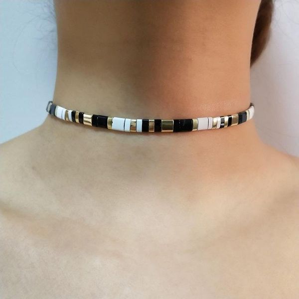 chokers simple beads strand choker necklace women string collar charm colorful handmade bohemia collier femme jewelry gift wholesale, Golden;silver
chokers simple beads strand choker necklace women string collar charm colorful handmade bohemia collier femme jewelry gift wholesale, Golden;silver