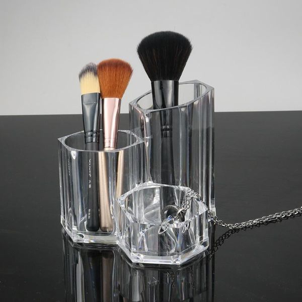 storage boxes & bins acrylic box cosmetic organizer makeup brush jewelry display decorative dressing table