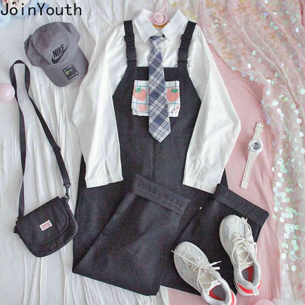 joinyouth print strawberry cute rompers womens jumpsuit jumper bodysuit trousers kawaii girl spring overalls pants preppy style, Black;white
joinyouth print strawberry cute rompers womens jumpsuit jumper bodysuit trousers kawaii girl spring overalls pants preppy style, Black;white