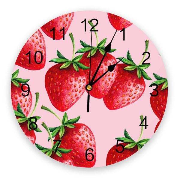 strawberry fruit red fresh wall clock living room bedroom watch mute cartoon home decoration clocks
strawberry fruit red fresh wall clock living room bedroom watch mute cartoon home decoration clocks