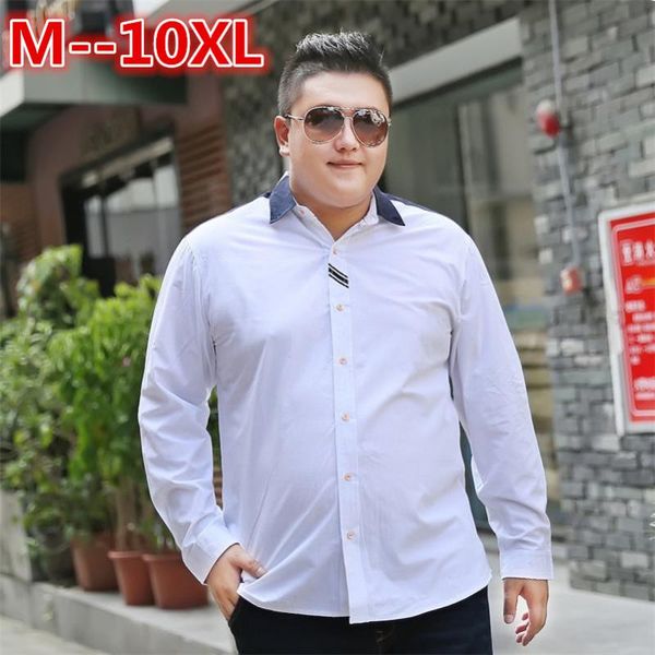 sleeve long 10xl loose 8xl men dress shirt brand fashion designer solid male clothing fit business shirts men's casual, White;black
sleeve long 10xl loose 8xl men dress shirt brand fashion designer solid male clothing fit business shirts men's casual, White;black