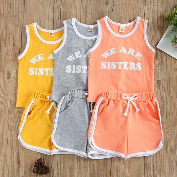 clothing sets toddler kids girls 2pcs outfits summer casual suits sportwear letter printed vest+short pant tracksuit children clothes, White
clothing sets toddler kids girls 2pcs outfits summer casual suits sportwear letter printed vest+short pant tracksuit children clothes, White