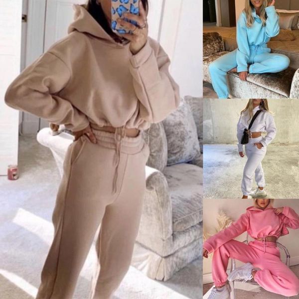 women's two piece pants 2 pieces sets women tracksuit suits hooded drawstring female short sweatshirts set crop hoodie activewear, White
women's two piece pants 2 pieces sets women tracksuit suits hooded drawstring female short sweatshirts set crop hoodie activewear, White