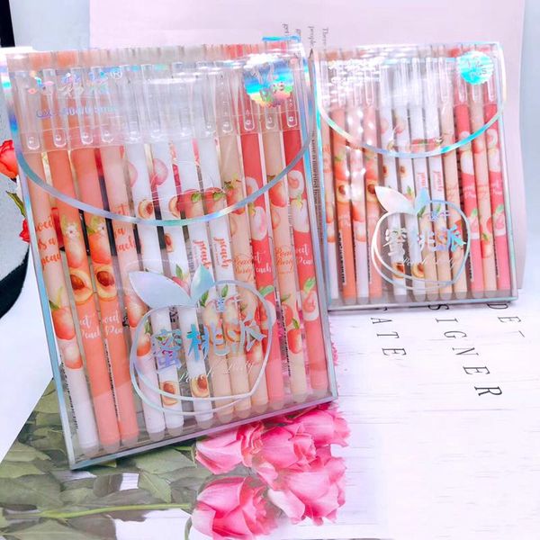 6pcs/set 0.5mm peach erasable pen washable handle blue ink writing gel pens for school office supplies student stationary
6pcs/set 0.5mm peach erasable pen washable handle blue ink writing gel pens for school office supplies student stationary