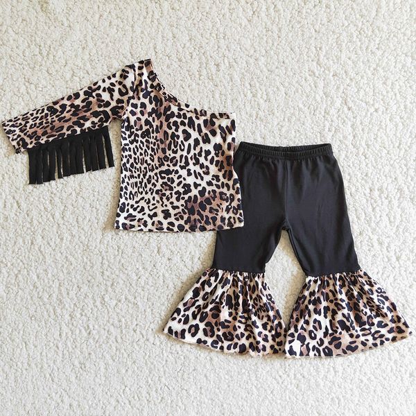 wholesale boutique kids clothing set leopard fashion baby girls designer clothes fall long sleeve bell bottom pants toddler outfits children, White
wholesale boutique kids clothing set leopard fashion baby girls designer clothes fall long sleeve bell bottom pants toddler outfits children, White