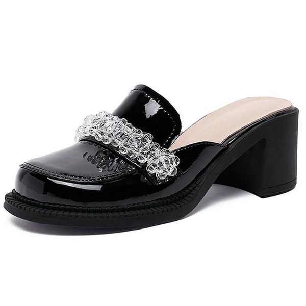 slippers arrival 2021 shoes woman genuine leather platform chunky heels sandals for women fashion causal party, Black
slippers arrival 2021 shoes woman genuine leather platform chunky heels sandals for women fashion causal party, Black