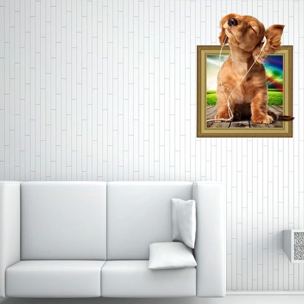 40x50cm 3d dog wall sticker creative removable hole puppy decals living room bedroom decor wallpapers
40x50cm 3d dog wall sticker creative removable hole puppy decals living room bedroom decor wallpapers