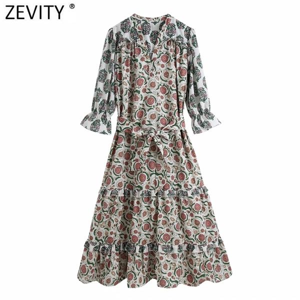 women vintage v neck floral print pleat ruffles midi dress lady puff sleeve bow tied sashes vestidos chic dresses ds8123 210416, Black;gray
women vintage v neck floral print pleat ruffles midi dress lady puff sleeve bow tied sashes vestidos chic dresses ds8123 210416, Black;gray