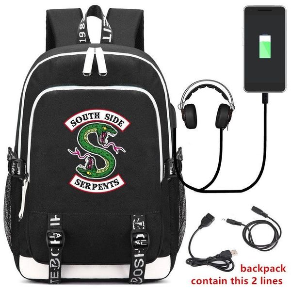 backpack 2021 riverdale supernatural snake usb headphone jack boy girl school bag women bagpack teenagers canvas men packsack
backpack 2021 riverdale supernatural snake usb headphone jack boy girl school bag women bagpack teenagers canvas men packsack