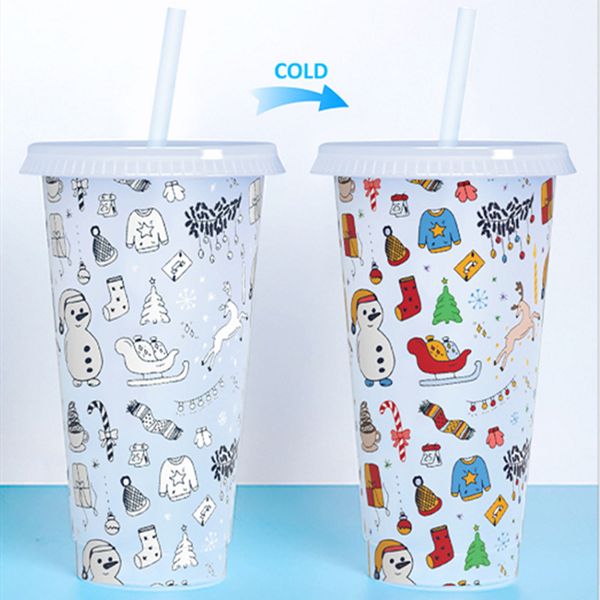 24oz creativity love color changing mugs water cup single layer plastic straw cups christmas gift
24oz creativity love color changing mugs water cup single layer plastic straw cups christmas gift