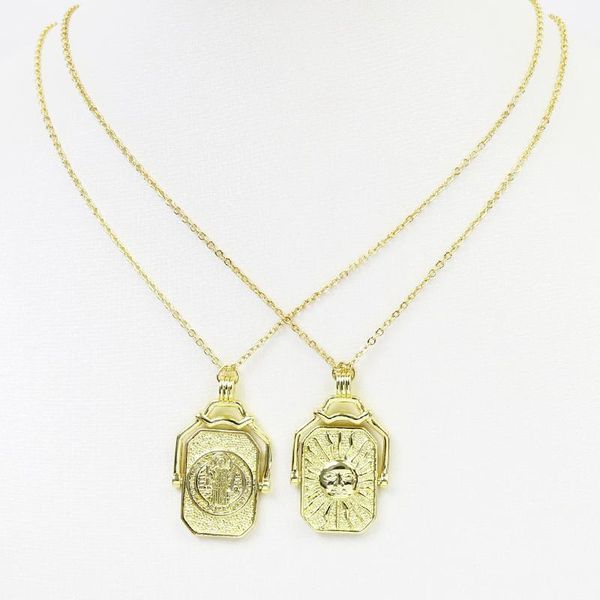 pendant necklaces 6 pcs gold color medel style jewelry god pattern necklace annimal 7487, Silver
pendant necklaces 6 pcs gold color medel style jewelry god pattern necklace annimal 7487, Silver