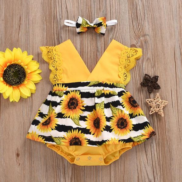 rompers sunflower striped dress bodysuit born infant baby girls summer bodysuits lace sleeveless jumpsuit headband girl clothes 0-18m, Blue
rompers sunflower striped dress bodysuit born infant baby girls summer bodysuits lace sleeveless jumpsuit headband girl clothes 0-18m, Blue