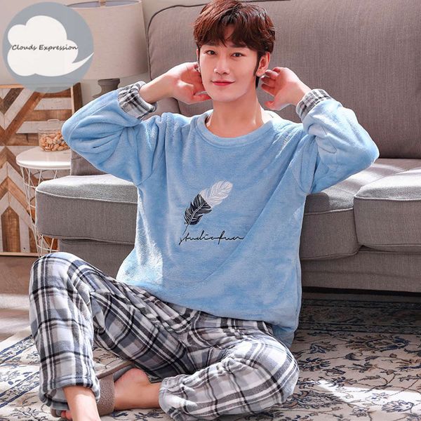 mouwen retrieved winter long warm flanel men cartoon pajamas sets fat night gown coral fleece sleep lounge clothing, Black;brown
mouwen retrieved winter long warm flanel men cartoon pajamas sets fat night gown coral fleece sleep lounge clothing, Black;brown