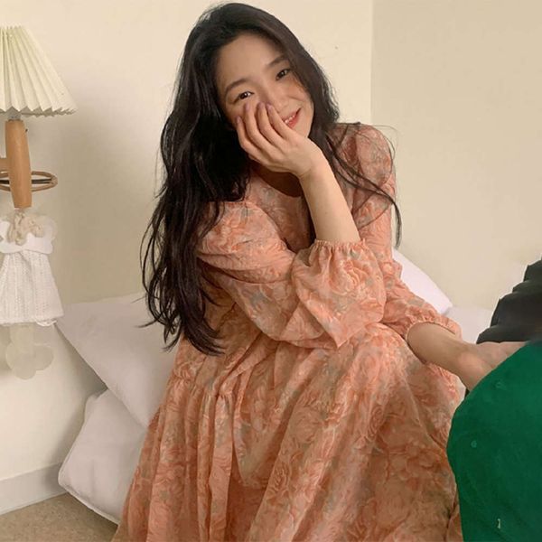 casual dresses dress women clotheswomen clothessouth korea spring sweet oil painting floral crew neck loose over the knee long bubble s azyk, Black;gray
casual dresses dress women clotheswomen clothessouth korea spring sweet oil painting floral crew neck loose over the knee long bubble s azyk, Black;gray