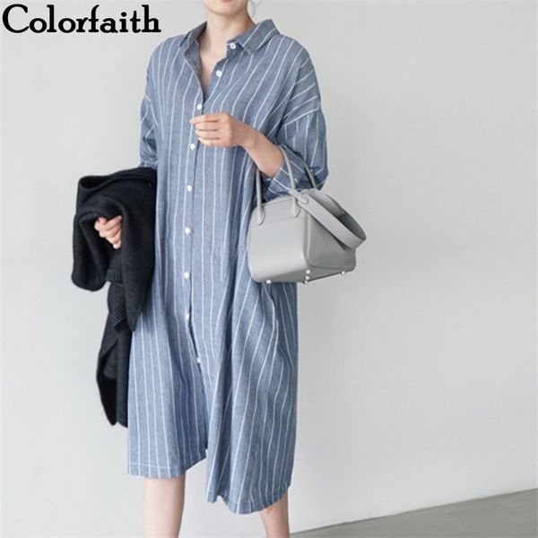 autumn winter women straight single breasted mid-calf shirt dresses prairie chic elegant striped dr7078 210427, White;black
autumn winter women straight single breasted mid-calf shirt dresses prairie chic elegant striped dr7078 210427, White;black