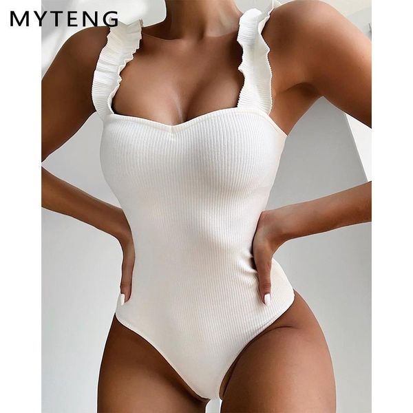 bodysuit one piece swimsuit bikini 2021 high cut white ruffles ribbed swimwear women push up bathing suit monokini bathers one-piece su
bodysuit one piece swimsuit bikini 2021 high cut white ruffles ribbed swimwear women push up bathing suit monokini bathers one-piece su