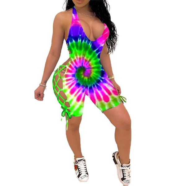 women's jumpsuits & rompers playsuits summer sleeveless tie-dye hollow out lace up backless bodysuit string bandage deep v neck, Black;white
women's jumpsuits & rompers playsuits summer sleeveless tie-dye hollow out lace up backless bodysuit string bandage deep v neck, Black;white