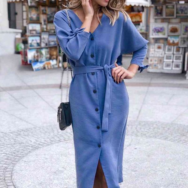 new women's clothing autumn 2021 temperament waist closed solid v-neck single breasted front back two middle and long dresses, Black;gray
new women's clothing autumn 2021 temperament waist closed solid v-neck single breasted front back two middle and long dresses, Black;gray