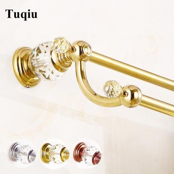 towel racks wall mounted double bar holder rack solid brass & crystal vintage made golden finish
towel racks wall mounted double bar holder rack solid brass & crystal vintage made golden finish