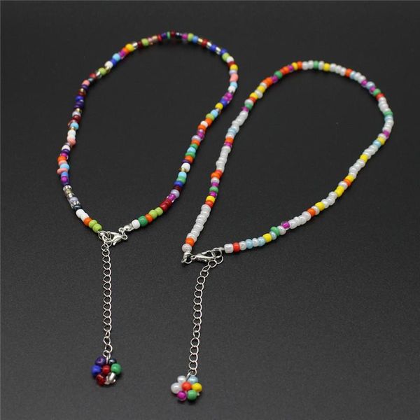 chokers korean sweet colorful flowers boho beaded charm statement short choker clavicle necklaces for women girl vacation jewelry, Golden;silver
chokers korean sweet colorful flowers boho beaded charm statement short choker clavicle necklaces for women girl vacation jewelry, Golden;silver