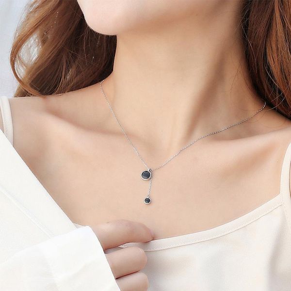 100% 925 sterling silver geometric round minimalist pendant necklaces fine jewelry for women party accessories chains
100% 925 sterling silver geometric round minimalist pendant necklaces fine jewelry for women party accessories chains