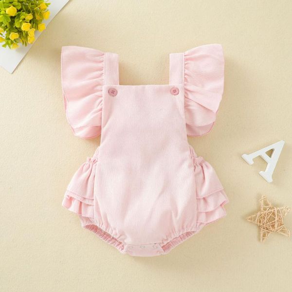 rompers baby girls summer clothes ruffle bodysuit toddler born babies cute sleeveless solid backless playsuit outfits 0-24m, Blue
rompers baby girls summer clothes ruffle bodysuit toddler born babies cute sleeveless solid backless playsuit outfits 0-24m, Blue