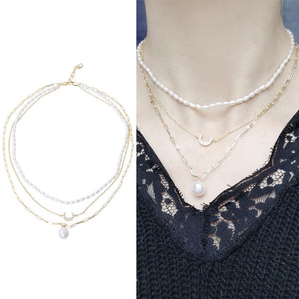 chains three rows natural freshwater pearl necklace jewelry anniversary party wedding gift for women girls female 2pcs/lot, Silver
chains three rows natural freshwater pearl necklace jewelry anniversary party wedding gift for women girls female 2pcs/lot, Silver