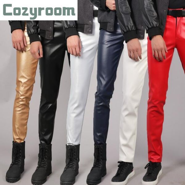 multicolor brand spring autumn men leather pants slim fit elastic male fashion pu trousers punk cosplay dance mens men's, Black
multicolor brand spring autumn men leather pants slim fit elastic male fashion pu trousers punk cosplay dance mens men's, Black