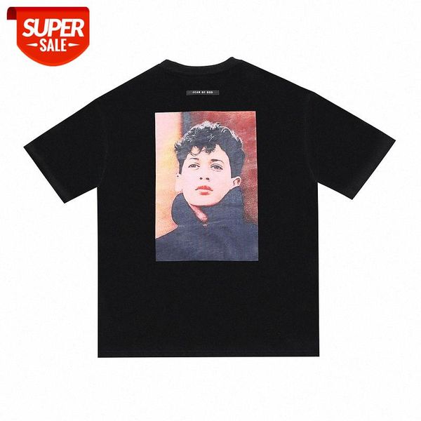 quality fog p character print loose casual all-match with short sleeves #ju3g, White;black
quality fog p character print loose casual all-match with short sleeves #ju3g, White;black