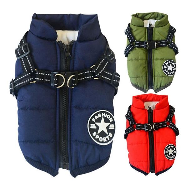 dog apparel winter pet coat warm jacket clothes waterproof chest back clothing vest supplies s-xxl
dog apparel winter pet coat warm jacket clothes waterproof chest back clothing vest supplies s-xxl
