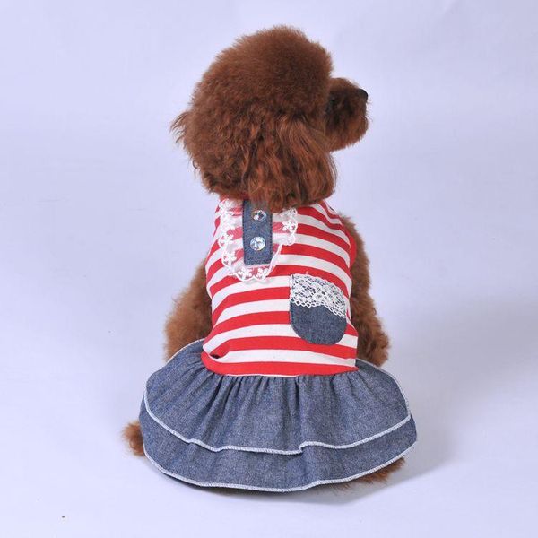 fashion pet dog denim skirt small cute princess jean striped puppy clothes girl dresses apparel
fashion pet dog denim skirt small cute princess jean striped puppy clothes girl dresses apparel
