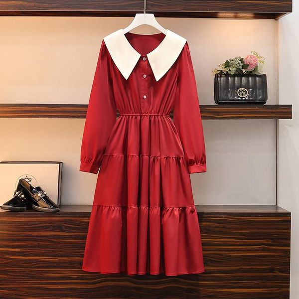 casual dresses 5xl plus size women patchwork button pleated dress autumn winter 2021 long sleeve loose oversized a line, Black;gray
casual dresses 5xl plus size women patchwork button pleated dress autumn winter 2021 long sleeve loose oversized a line, Black;gray