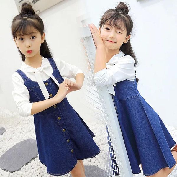 jumpsuits kids sundress summer girls jeans suspender dress overalls baby straps denim bib toddler clothing clothes 3-16t, Blue
jumpsuits kids sundress summer girls jeans suspender dress overalls baby straps denim bib toddler clothing clothes 3-16t, Blue