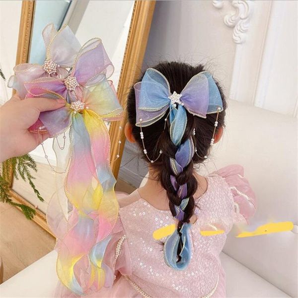 hair accessories girls bows hairpins braided headdress ponytails ribbions rainbow candy color streamer clip kids barrette, Slivery;white
hair accessories girls bows hairpins braided headdress ponytails ribbions rainbow candy color streamer clip kids barrette, Slivery;white
