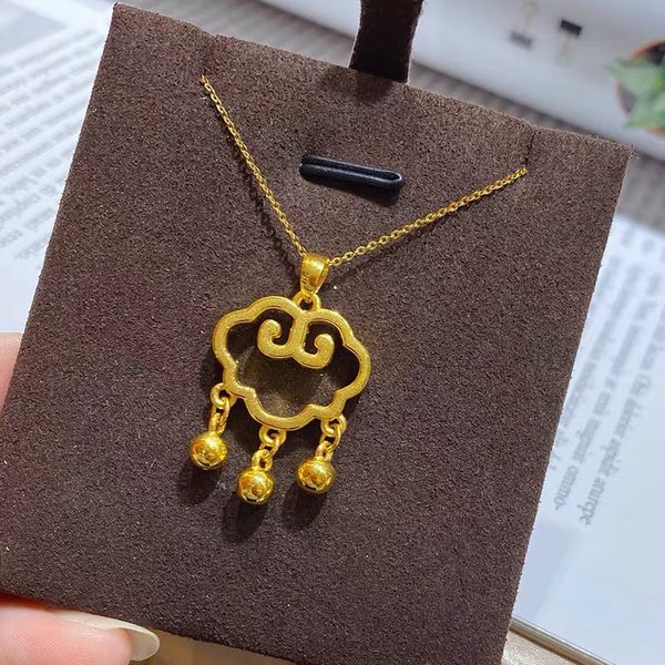 pendant shajin jewelry ancient gold xiangyun long life lock pendant female diy accsori bell necklace jewelry, White
pendant shajin jewelry ancient gold xiangyun long life lock pendant female diy accsori bell necklace jewelry, White