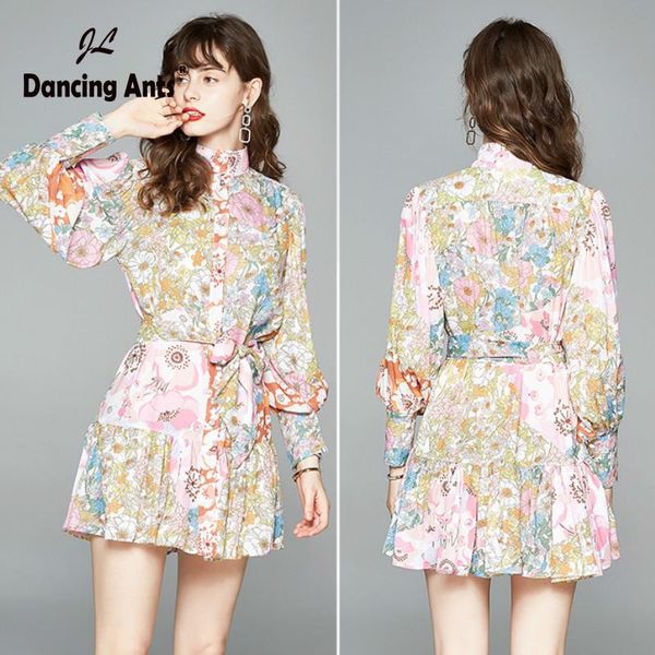 chinese style women print dress a-line stand collar high waist long lantern sleeve mini-length button vintage woman dresses casual, Black;gray
chinese style women print dress a-line stand collar high waist long lantern sleeve mini-length button vintage woman dresses casual, Black;gray
