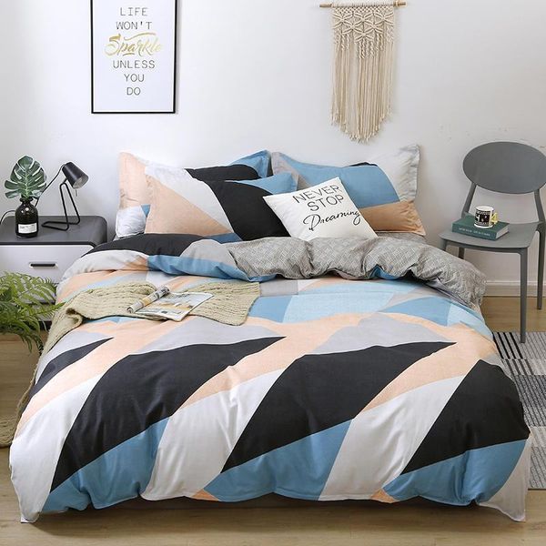 bedding sets 3/4pcs set home textile fashion duvet cover geometric soft with pillow case el student dormitory comforter kit
bedding sets 3/4pcs set home textile fashion duvet cover geometric soft with pillow case el student dormitory comforter kit