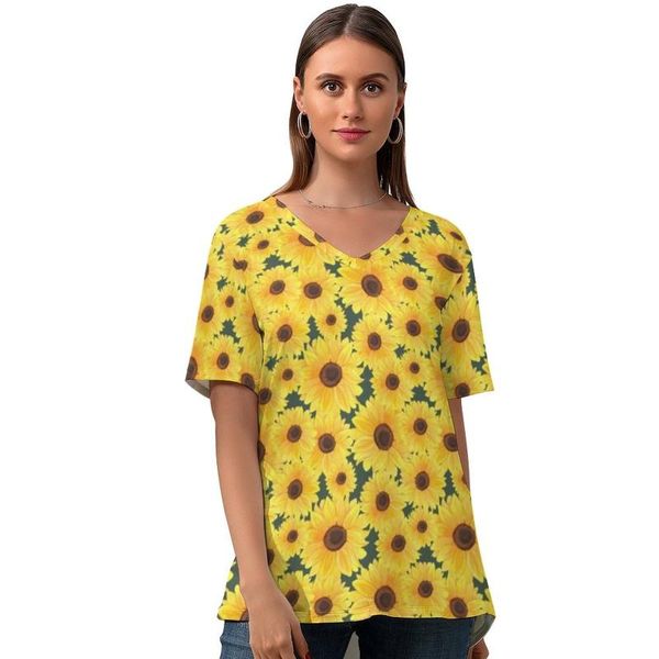 women's t-shirt sunflower tee shirt kawaii print womens t v neck short sleeve street wear tshirt large, White
women's t-shirt sunflower tee shirt kawaii print womens t v neck short sleeve street wear tshirt large, White
