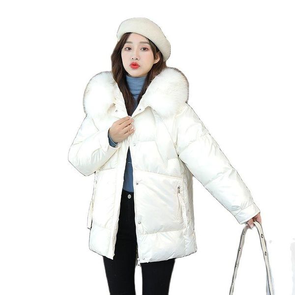 women's down & parkas women winter hooded faux fur collar big pocket midi coat puffer jacket cotton padded outwear overcoat, Black
women's down & parkas women winter hooded faux fur collar big pocket midi coat puffer jacket cotton padded outwear overcoat, Black