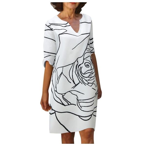 casual dresses fashion dress for women short sleeve floral print retro plus size v-neck beach vestidos, Black;gray
casual dresses fashion dress for women short sleeve floral print retro plus size v-neck beach vestidos, Black;gray
