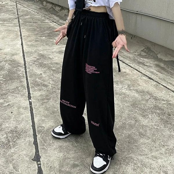 women's pants & capris korean style casual solid color track pocket shadow bar oversize park y2k high street harajuku straight loose, Black;white
women's pants & capris korean style casual solid color track pocket shadow bar oversize park y2k high street harajuku straight loose, Black;white